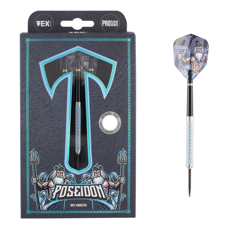 Tex Poseidon 90% Tungsten Steel Tip Darts 23 grams