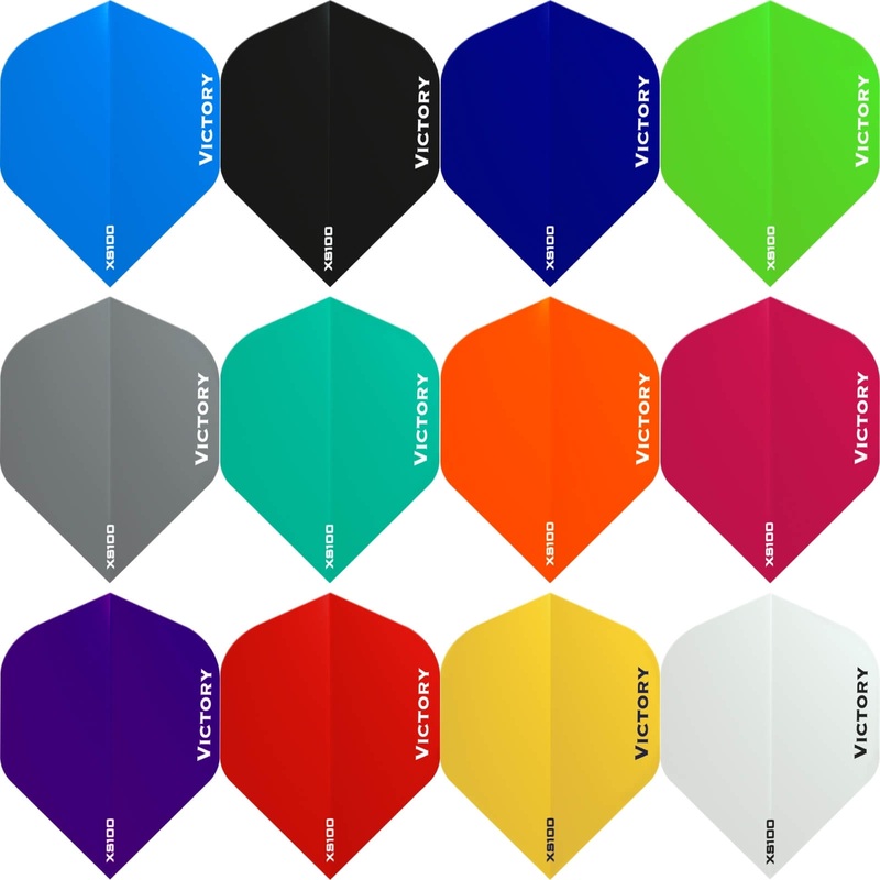 Victory – XS100 – Big Wing Dart Flights Aqua