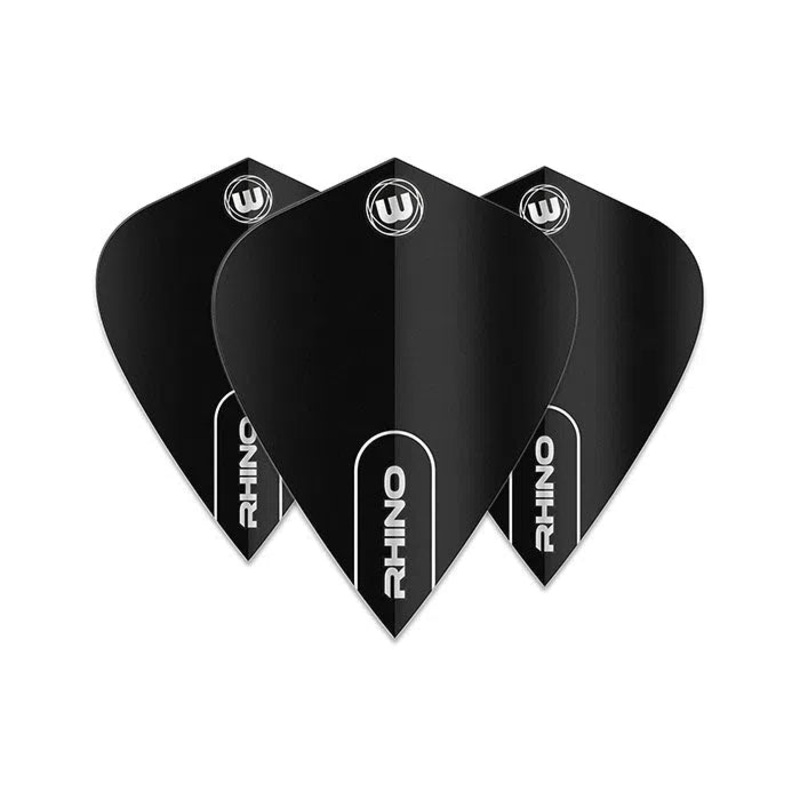 Winmau Rhino Extra Thick Kite Black Flights