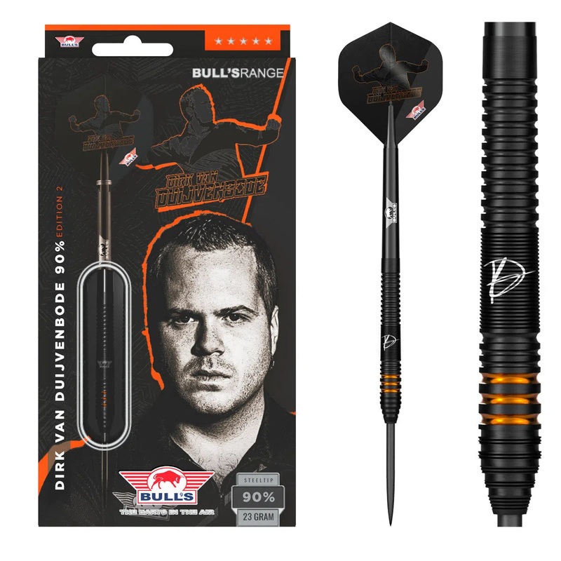 Bull’s NL Dirk van Duijvenbode Edition 2 90% Tungsten Steel Tip Darts 23 GRAM