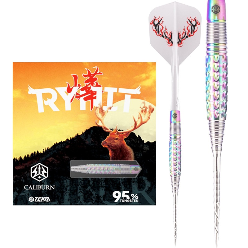 Caliburn Player Darts – Steel Tip – 95% Tungsten – Rynit 21g