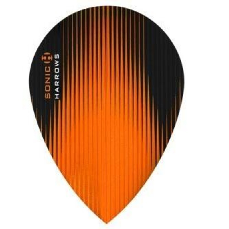 Harrows Sonic Pear Orange Dart Flights Orange
