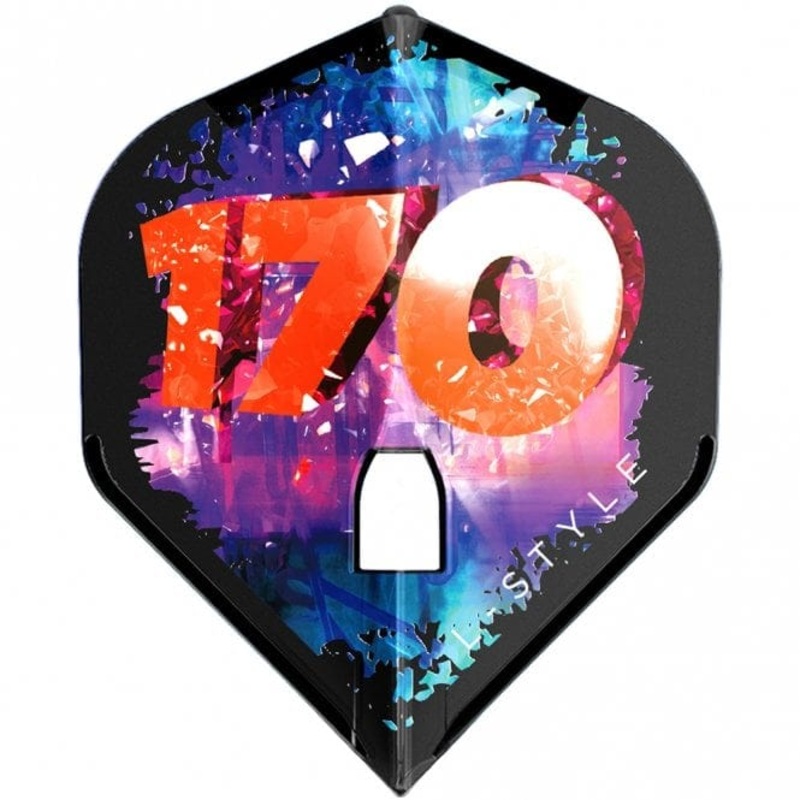 *L-Style – L-Flights – L1 Pro – Champagne Ring – Standard – Fallon Sherrock v4 – 170 – Black