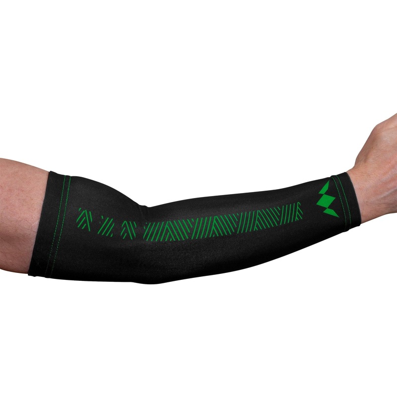 Mission Darts REACH Arm Sleeves (Pair) – Reflex – Black & Green 2XL