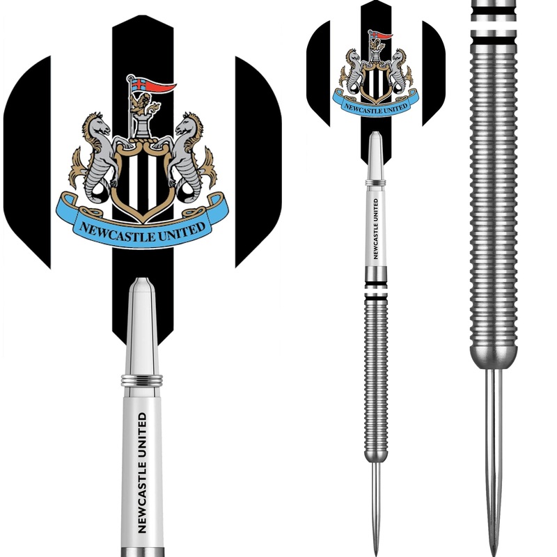 Newcastle United FC – Official Licensed – Steel Tip Darts – Tungsten – 24g