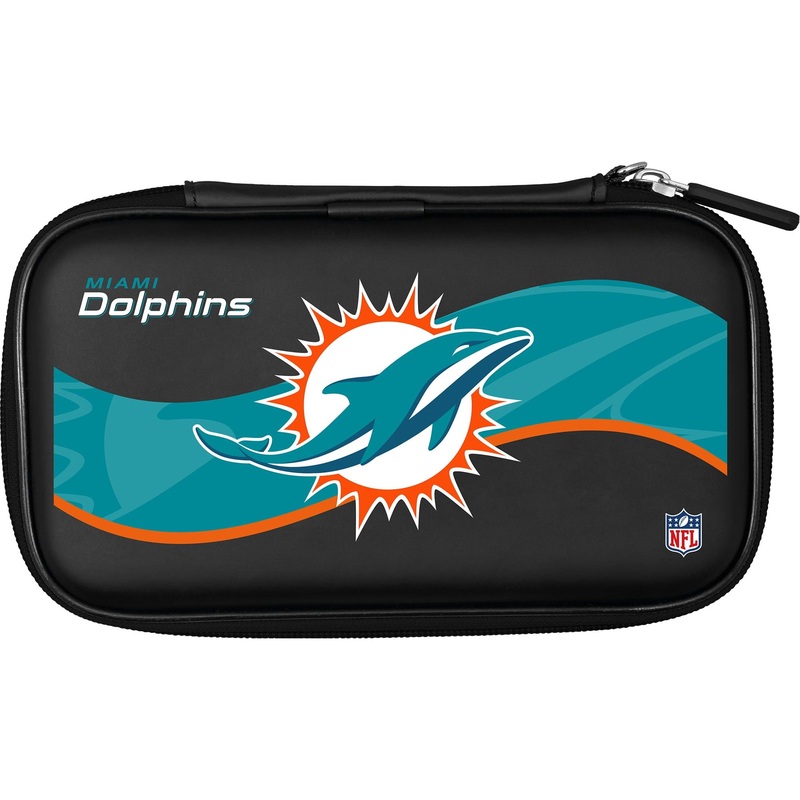 NFL – Dart Case – Official Licensed – Holds 2 Sets – Miami Dolphins