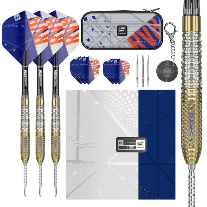 Raymond Van Barneveld Chrono 95% Tungsten SP Steel Tip Darts by Target 21 Gram