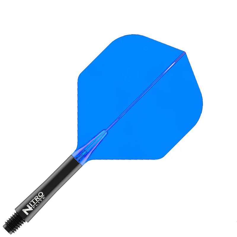 Red Dragon Nitro Flite Integrated Flight and Shaft System – No2 Intermediate Black & Blue Black and Blue Intermediate (28mm in length excluding thread) No. 2