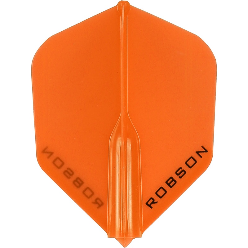 Robson Plus Dart Flights – Shape Orange