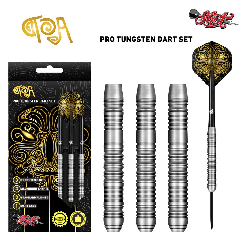 Shot Toa Steel Tip Dart Set – 70% Tungsten 23gm