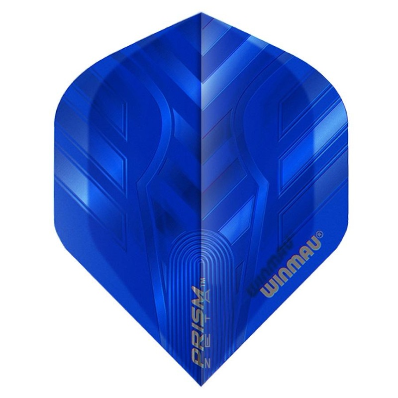 Winmau Prism Zeta Blue Translucent Dart Flights Standard Blue
