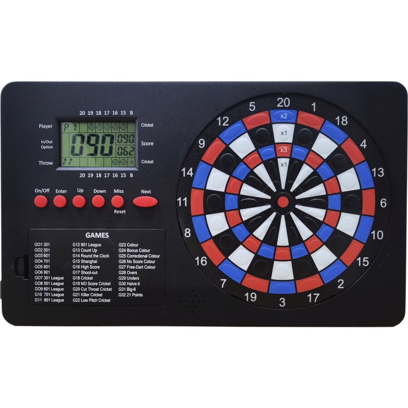 XQMax Electronic Dart Scorer – Darts Counter – inc Cricket – 32 Games – Dublin