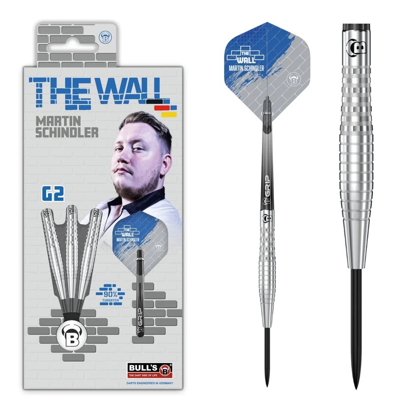 Bull’s DE Martin Schindler G2 90% Tungsten Steel Tip Darts 21 GRAM