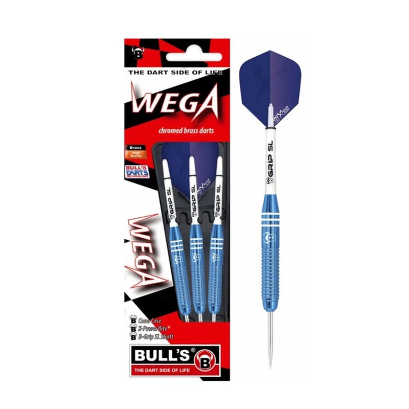 Bull’s DE Wega Blue Brass Steel Tip Darts 20 GRAM