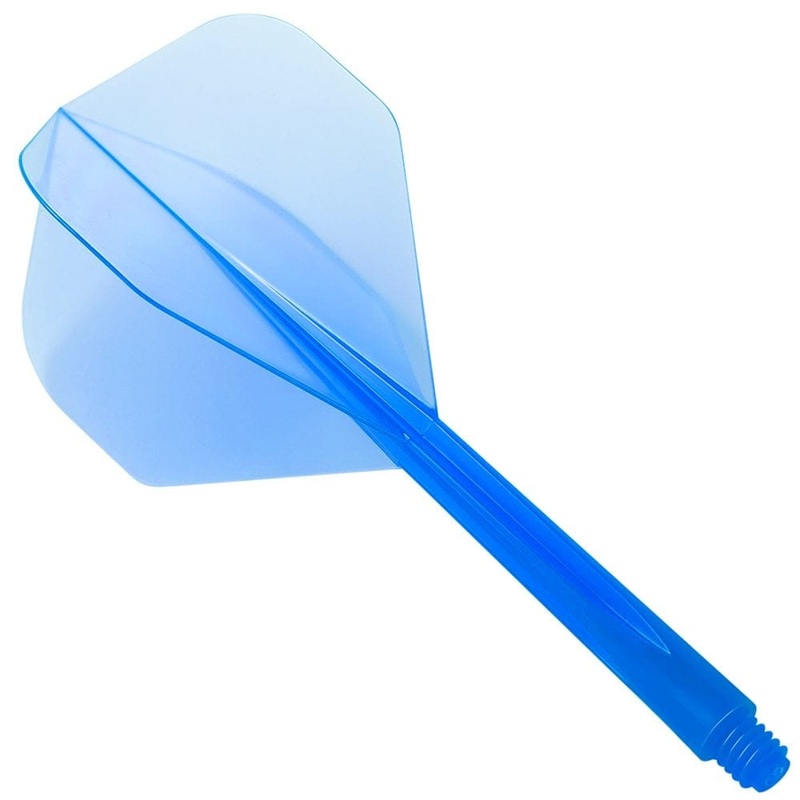 Condor Dart Flights – Zero Stress – Standard – Clear Blue Long