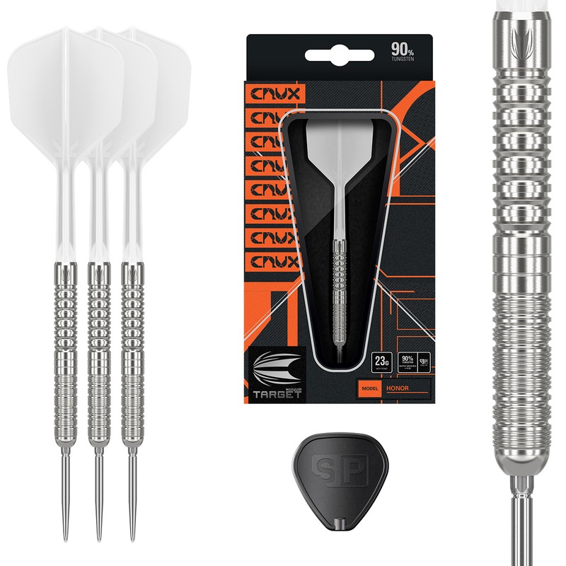 Crux JPN Honor  90% Tungsten SP Steel Tip Darts by Target Japan 23 Gram