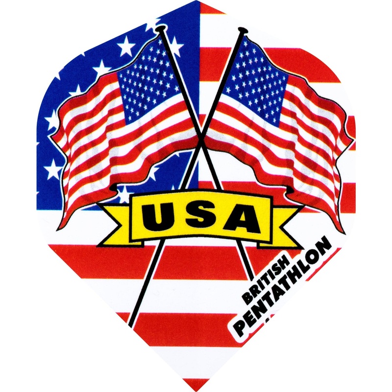 *Dart Flights – British Pentathlon – Extra Strong – Std – USA
