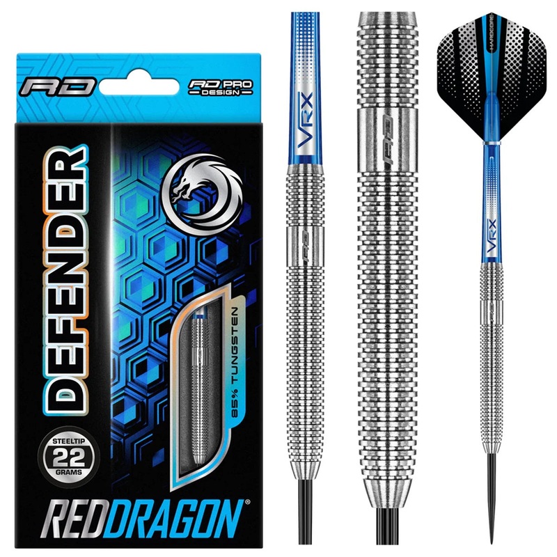 Defender 85% Tungsten Steel Tip Darts by Red Dragon 22 Gram