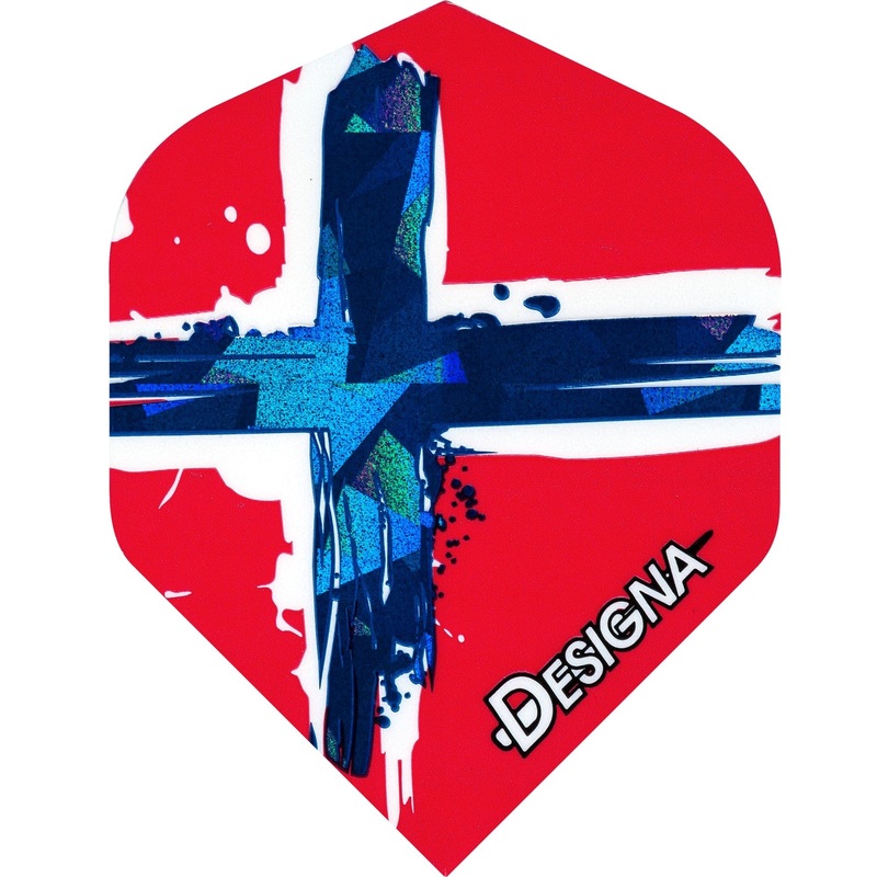 Designa Patriot Dart Flights – Hologram – Std – Norway