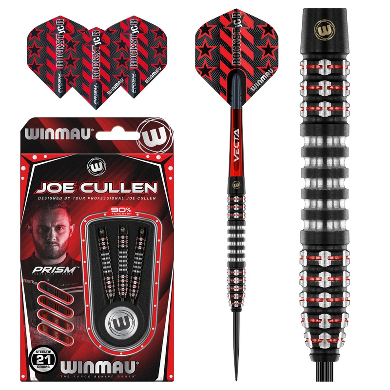 Joe Cullen Ignition Series 90% Tungsten Steel Tip Darts by Winmau 21 Gram