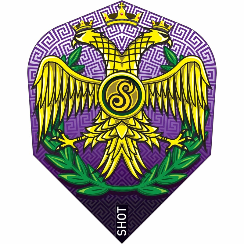 *Shot Dart Flights – 100 Micron – Std – No6 – Roman Empire – Caesar