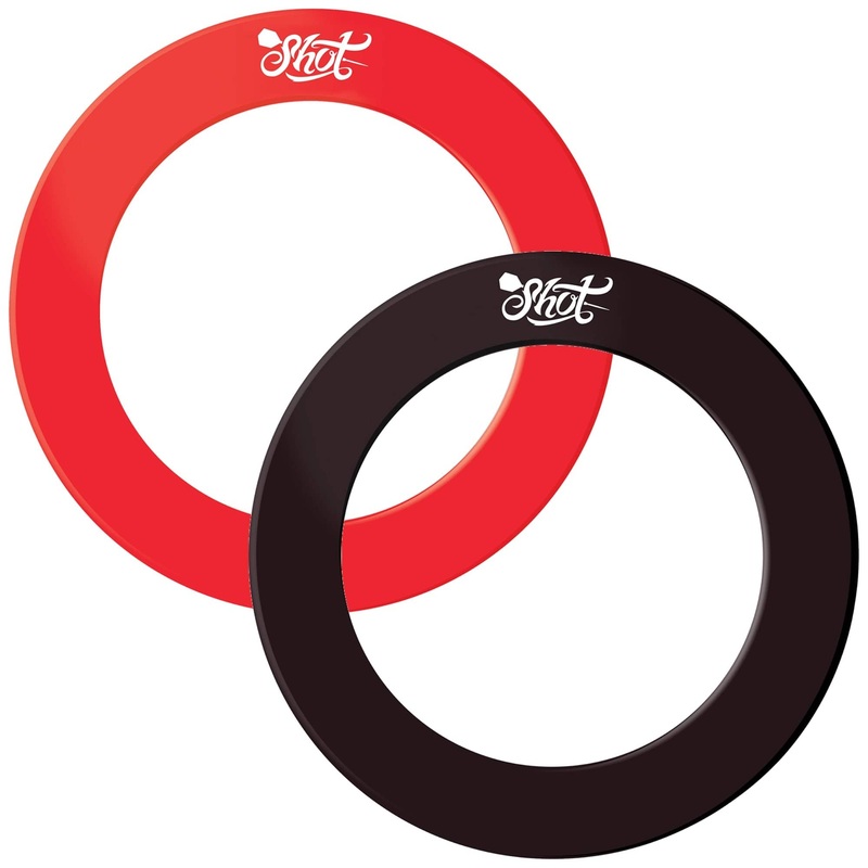 Shot Rubber Dartboard Surround – Heavy Duty Black
