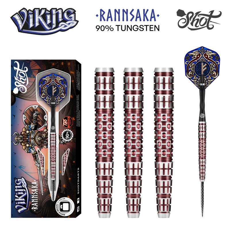 Viking Rannsaka 90% Tungsten Steel Tip Darts by Shot 22 Gram