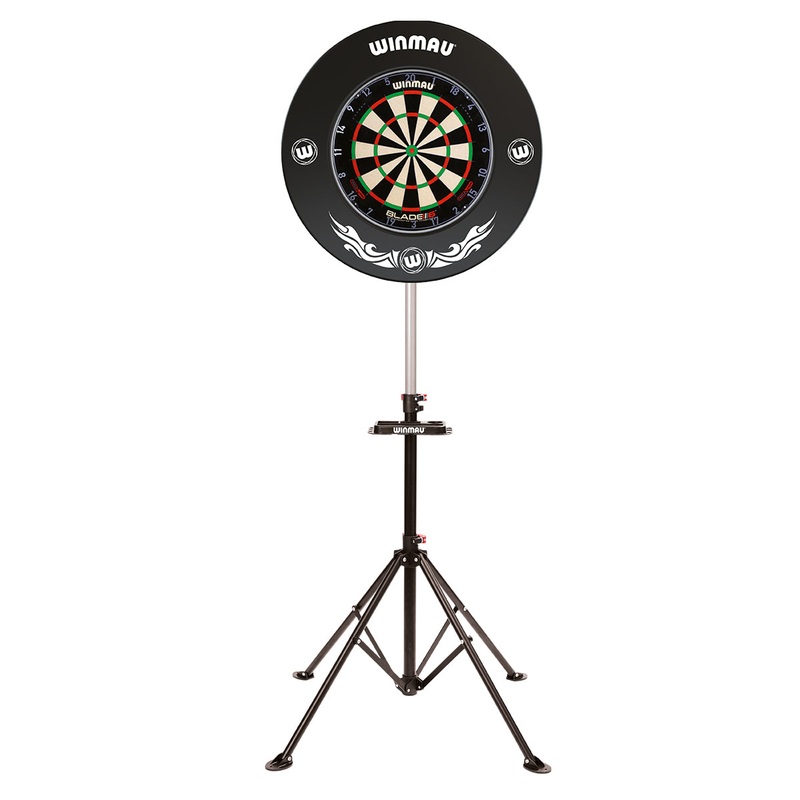 Winmau Xtreme 2 Portable Dartboard Stand (Stand Only) Black