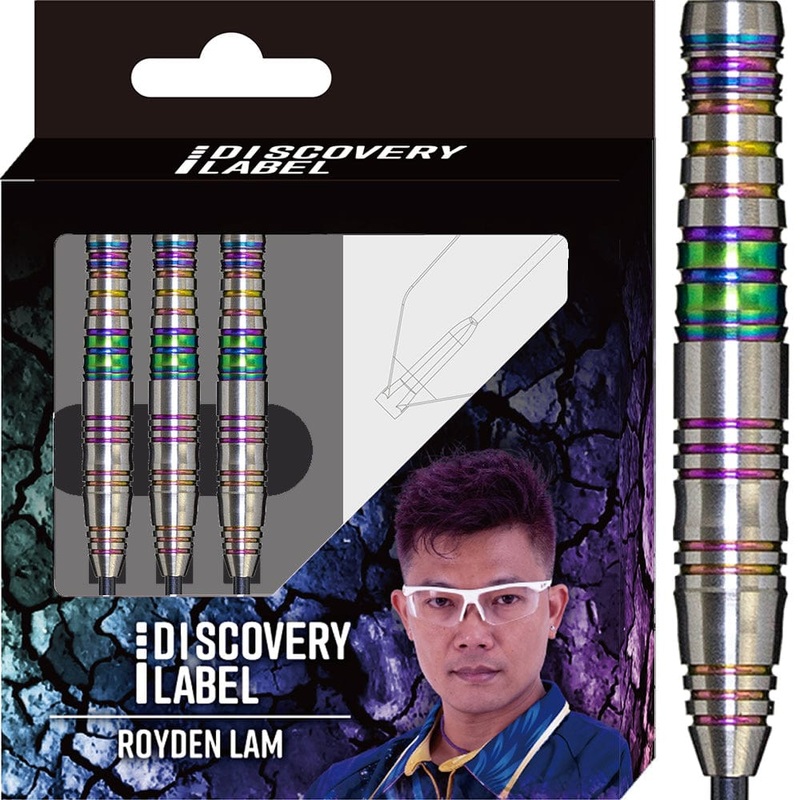 Cosmo Darts – Discovery Label – Steel Tip – Royden Lam – Rainbow – 22g 22g