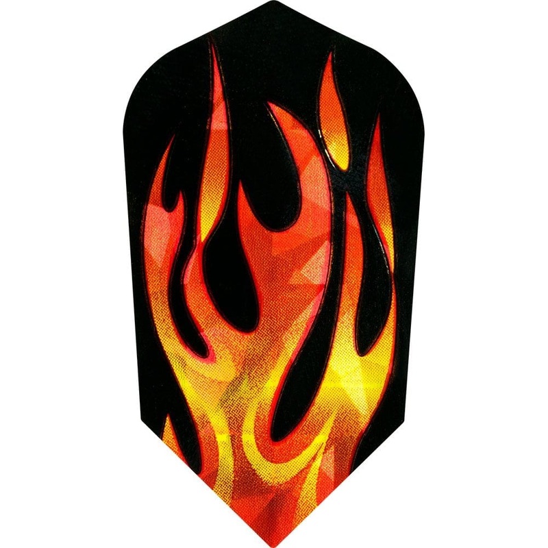 Harrows Dart Flights – Holographic – Slim – Flames