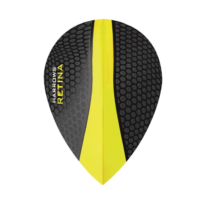 Harrows Retina Pear Yellow Dart Flights Yellow
