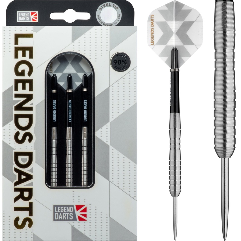 *Legend Darts – Steel Tip – 90% Tungsten – Pro Series – V18 – Microgrip 21g