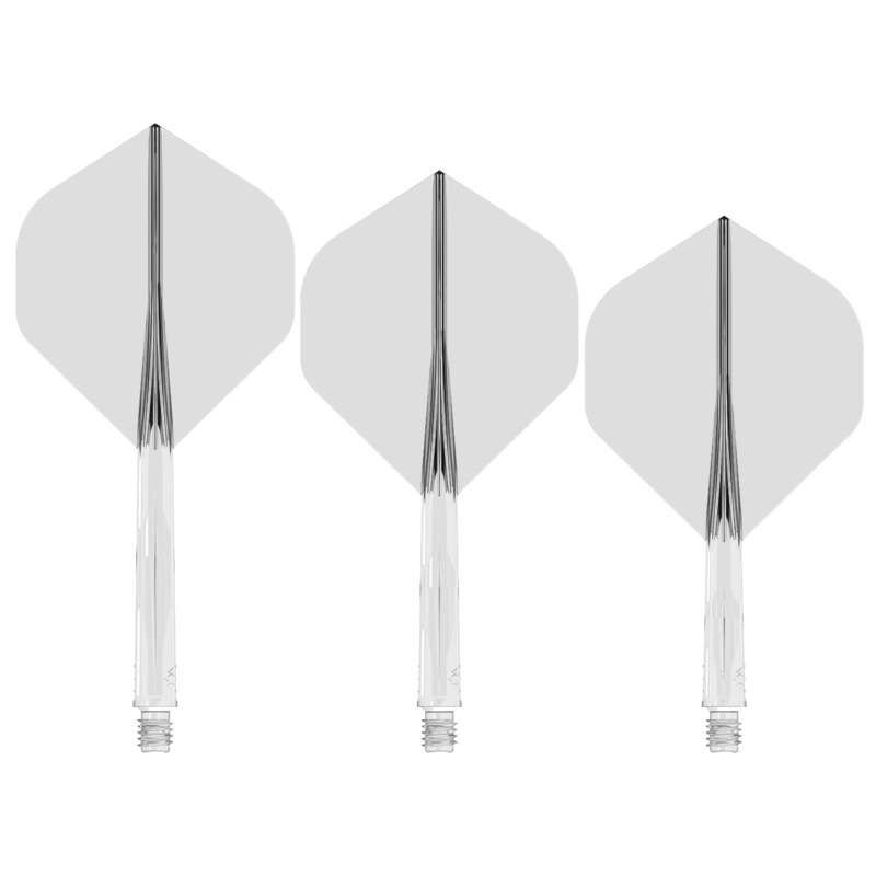 Mission Force 90 – New Moulded Flight & Shaft System – Clear – Standard No2 Medium
