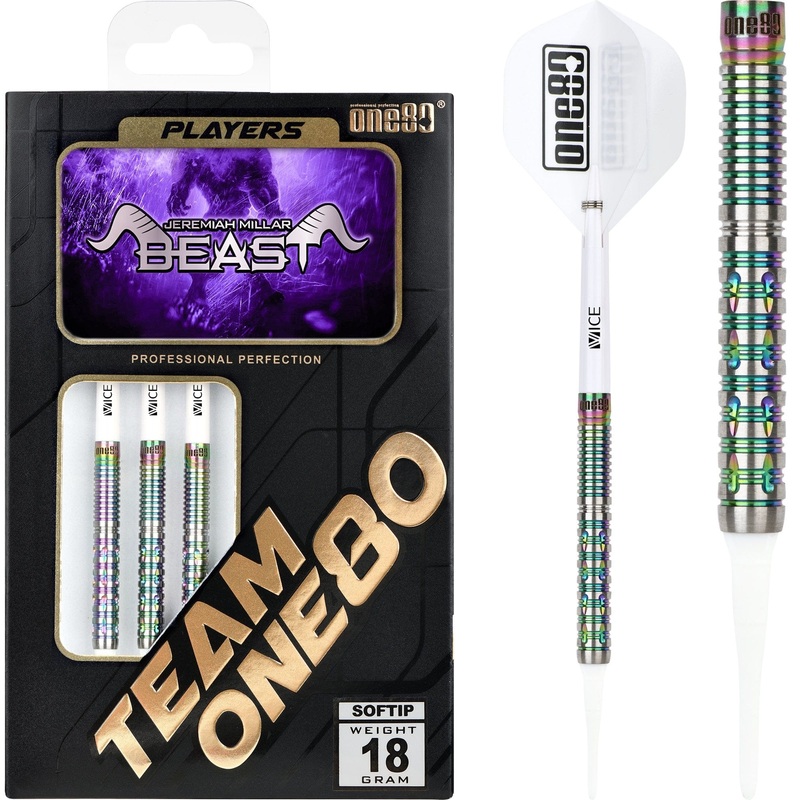 One80 Jeremiah Millar Darts – Soft Tip – Beast 20g