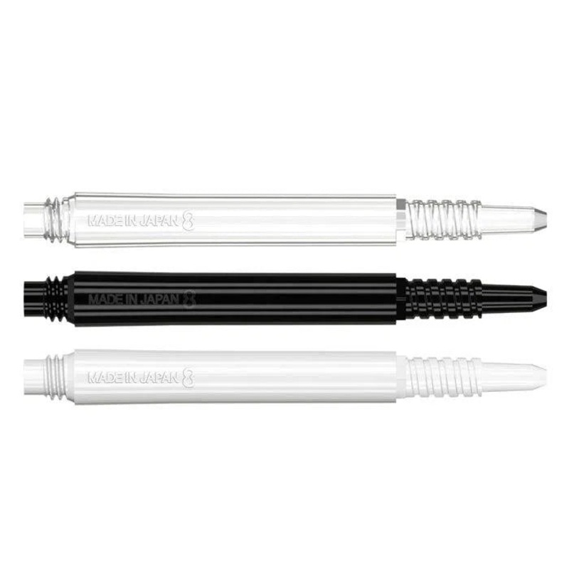 Target Darts 8 Flight Regular Fixed Dart Shaft Black Short