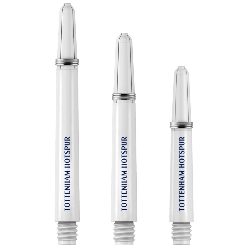 Tottenham Hotspur Nylon Shafts – Official Licensed – Dart Stems with Springs – White – Medium Medium