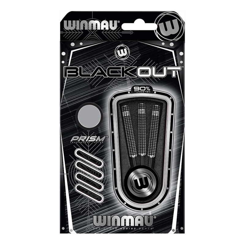 Winmau Blackout Steel Tip Darts 21 grams