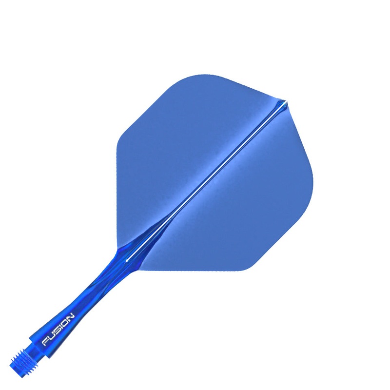 Winmau Fusion Integrated Flight & Shaft System –  No2 Short Azure Blue