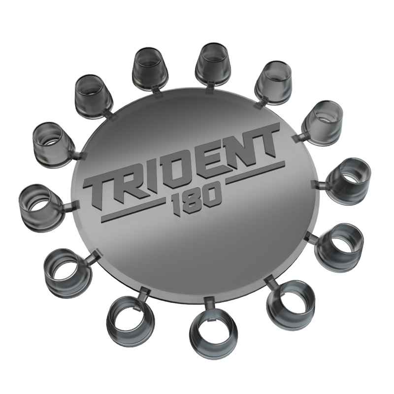 Winmau Trident 180 Dart Point Cones – Protects Your Flights Black