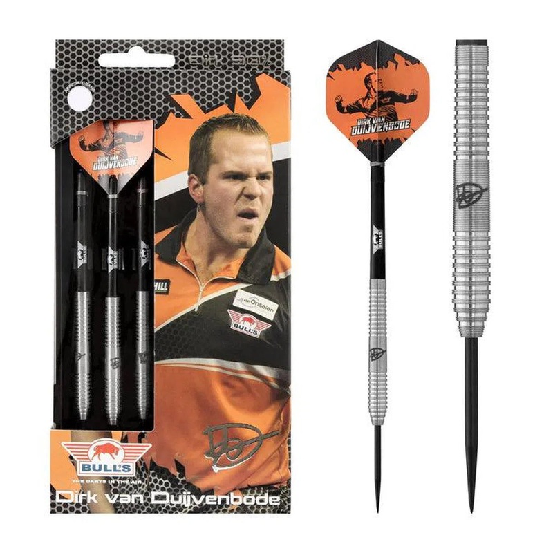 Bull’s NL Dirk van Duijvenbode 90% Tungsten Steel Tip Darts 22 GRAM