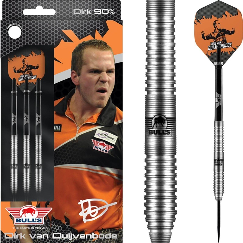 Bull’s NL – Dirk Van Duijvenbode Darts – Steel Tip – 90% Tungsten – 23g 24g 23 grams
