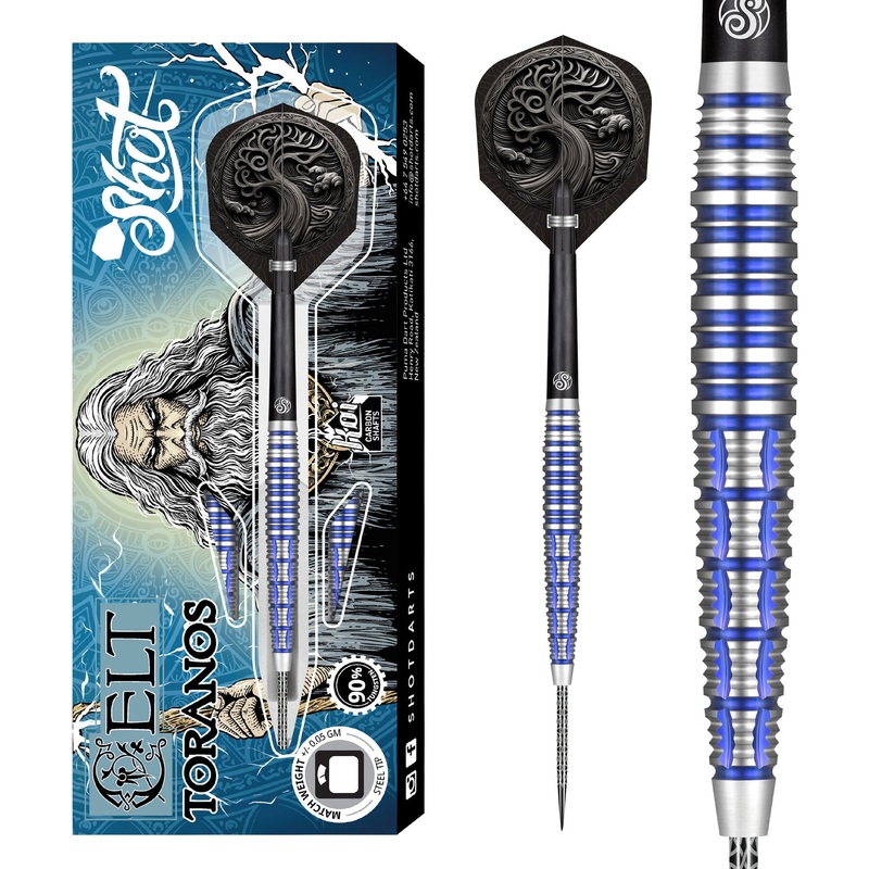 Celt Toranos 90% Tungsten Steel Tip Darts by Shot 23 Gram