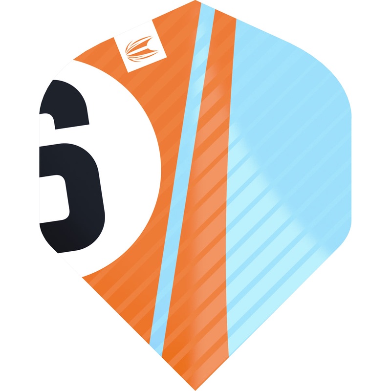 Chicane Pro.Ultra Orange No2 Dart Flights by Target 3 Sets