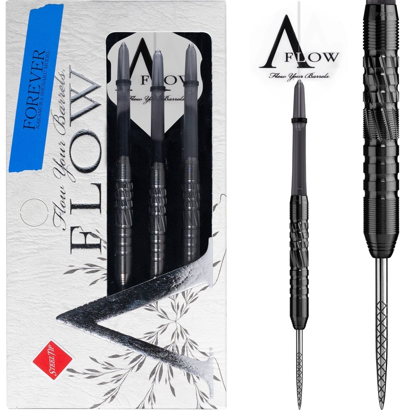 Dynasty Darts – Platinum Line – Steel Tip – Nakamura Shusaku – Forever – Black – 21g 21g