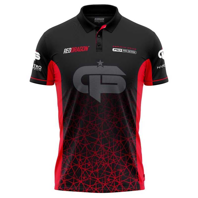 Gerwyn Price Signature Red Polo by Red Dragon Small