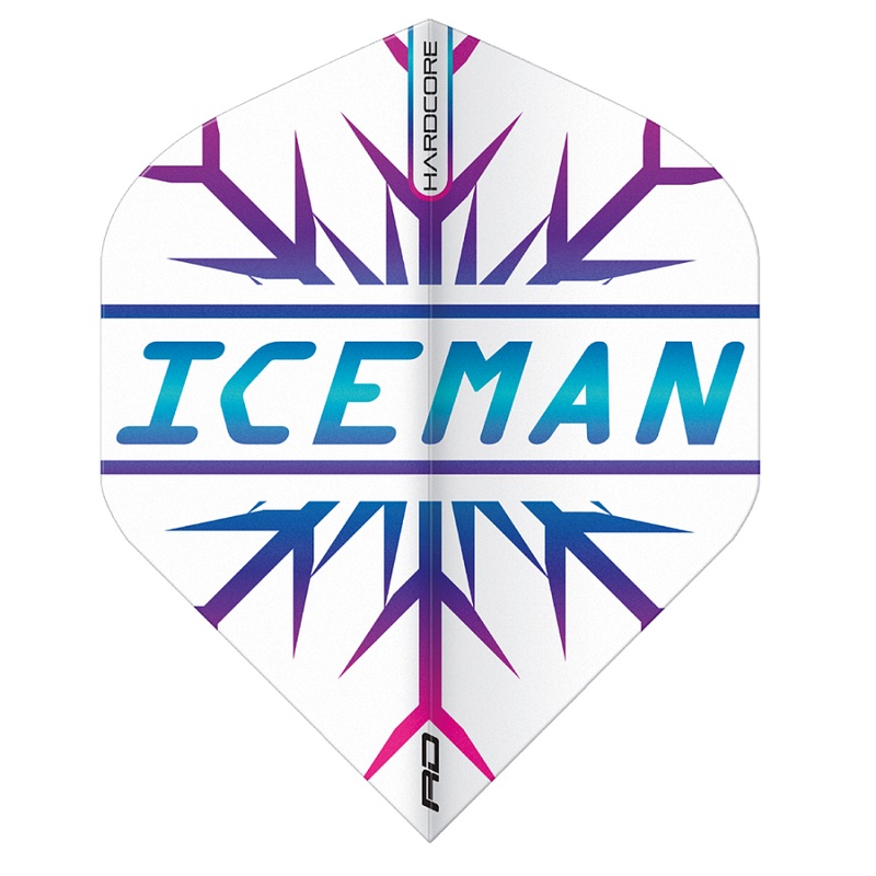 Hardcore Gerwyn Price Rainbow Snowflake Standard Dart Flights No2 Standard