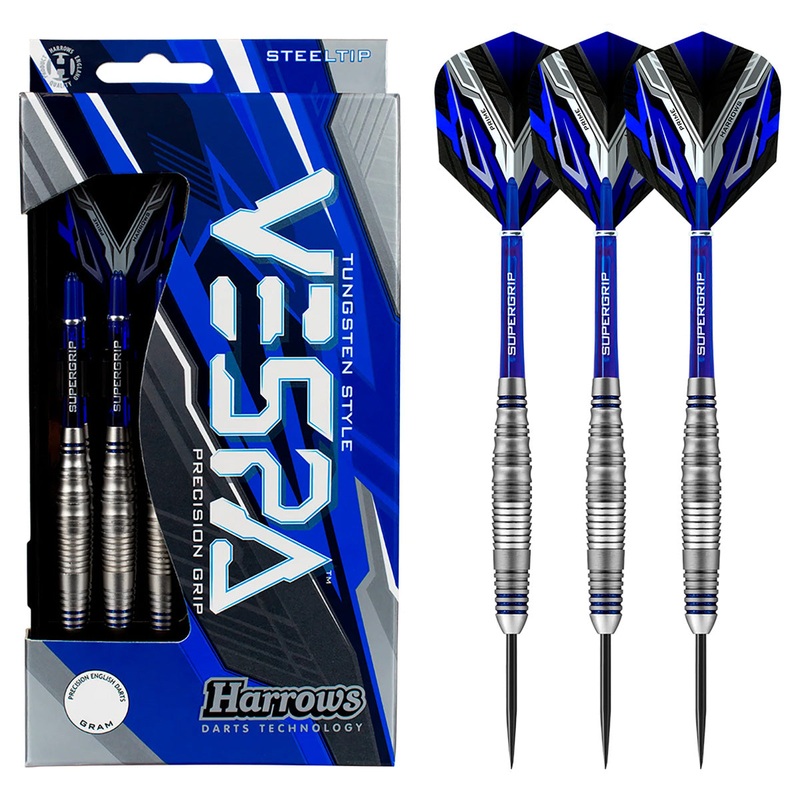 Harrows Vespa Brass Steel Tip Darts 21 Gram