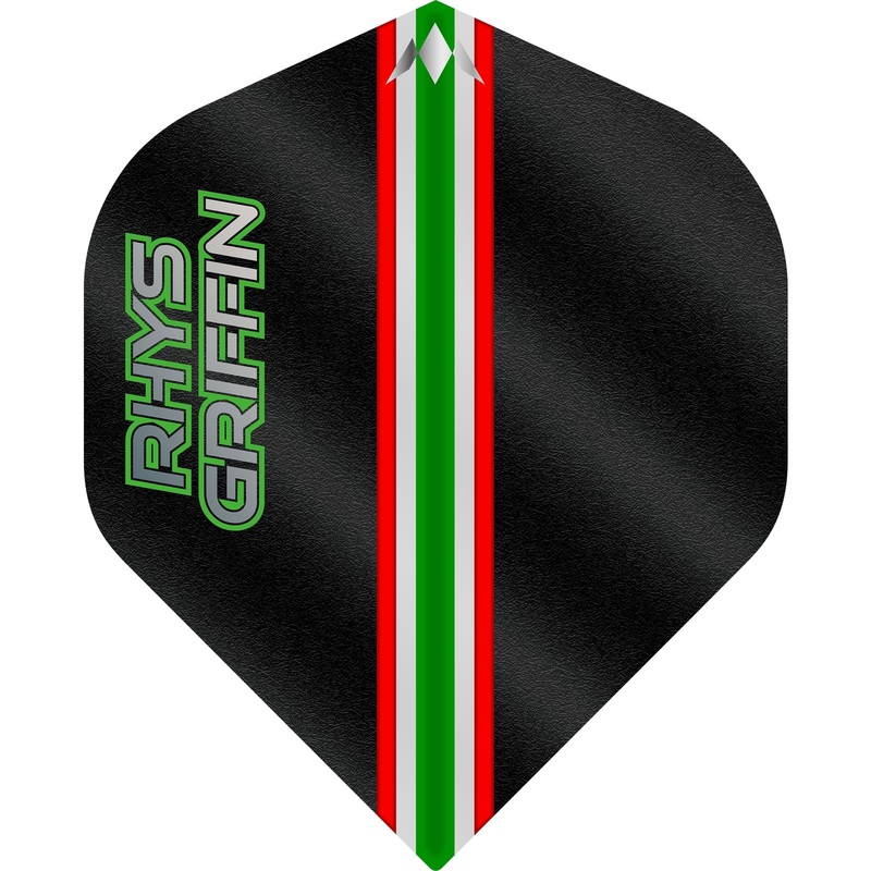 Mission Solo Dart Flights – 100 Micron Standard No2 – Rhys Griffin