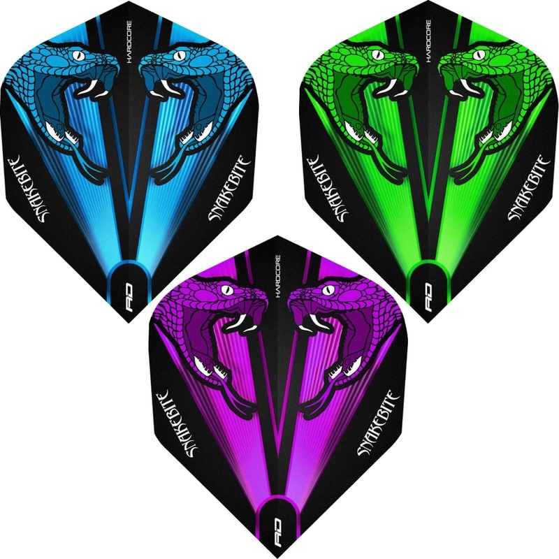 Red Dragon – Peter Wright – Big Wing Dart Flights Blue Snakes