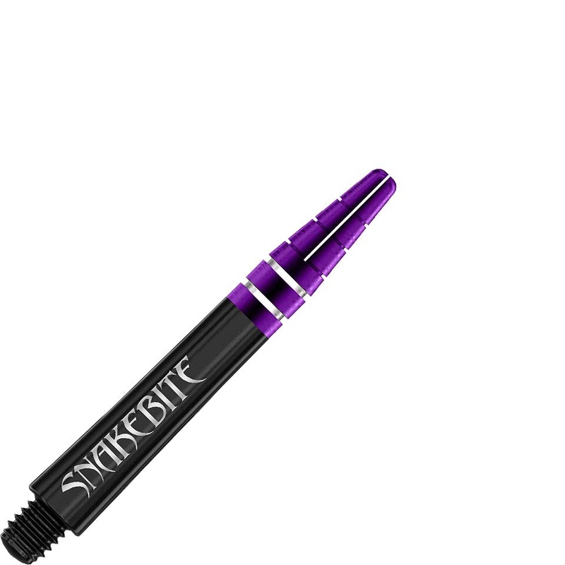 Red Dragon Snake Bite Nitrotech Dart Shafts – Short Black and Purple